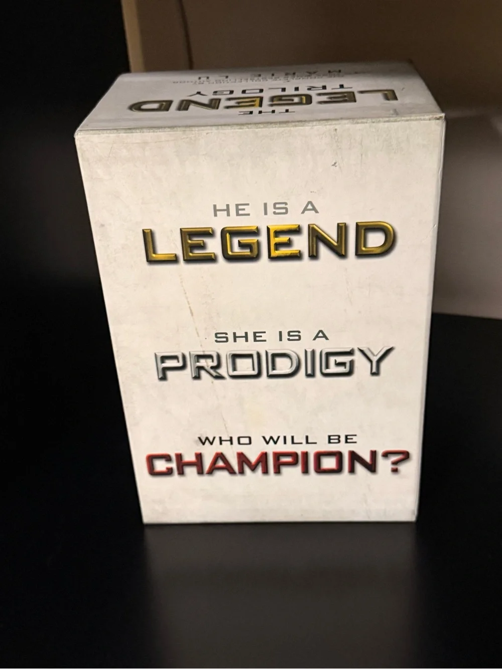 Legend Trilogy Box Set - White, Gray, Black - Collector's Edition